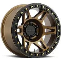 Method Wheels Method MR106 Beadlock 17x9 -44mm Offset 8x6.5 130.81mm CB Method Bronze w/BH-H36125 Wheel