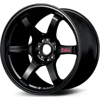Gram Lights 57DR 18x9.5 +22 5x114.3 Semi Gloss Black Wheel