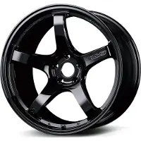 Gram Lights 57CR 17x9 +38 5x114.3 Gloss Black Wheel