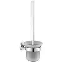 Plieger Vigo Wc Borstel – Toiletborstel Met Houder Glas – Wandhouder – 10 jaar garantie – Chroom