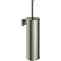 Hotbath Toiletborstelhouder Hotbath Gal Wandmodel Geborsteld Gunmetal PVD