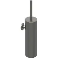 Ivy Aia Accessoires Toiletborstelgarnituur wandmodel Geborsteld metal black PVD