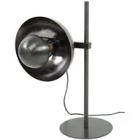 Fonq Nick Tafellamp - Zwart/Nikkel