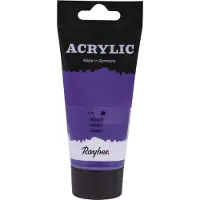 Rayher Hobby Materialen Rayher hobby Acrylverf op waterbasis - paars - 75 ml - Schilderen/knutselen - Voor kinderen en volwassenen