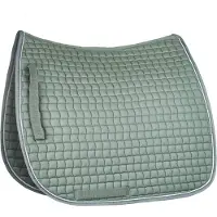 HORZE Adepto Dressuurzadeldek, Beetle Khaki Green, Pony