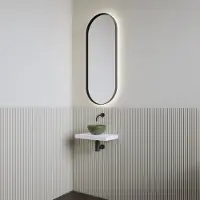 Boss & Wessing Fonteinset | bws leto | planchet kristal wit | waskom mat olijf groen