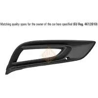 ISAM 0747718 Ventilatiegrille, bumper