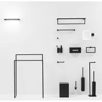 DECOR WALTHER Handdoekenrek Corner - zwart