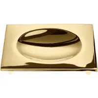 DECOR WALTHER Zeepschaal Cube DW 351 Vierkant Goud
