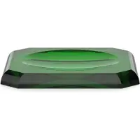DECOR WALTHER Zeepschaal Kristall Groen 23 cm