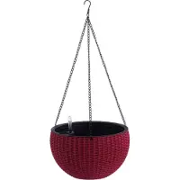 Brulo hangende plantenbak met reservoir en water-indicator_Rood