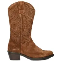 Nelson suède cowboylaarzen cognac female | Maat: 38