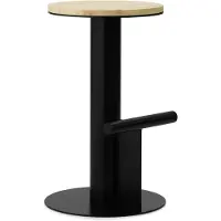 Normann Copenhagen Pole barkruk 65cm pine/black