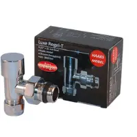 Best design Voetventiel Haaks Luxe Regel T 1/2''x15mm Chroom