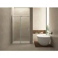 Boss & Wessing Bws 2 delige nis schuifdeur 140x200 cm 8 mm nano coating