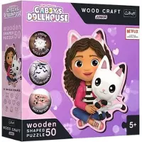 Gabby's Dollhouse Trefl - Wooden Shaped Junior - Gabby (50 pieces) (TFL20202)