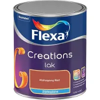 Flexa - Creations Lak Zijdeglans - Mahogany Red - Mengverf - 750 Ml