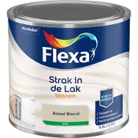 Flexa - Strak In De Lak Binnenlak Mat - Baked Biscuit - Mengverf - 500 Ml
