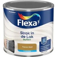 Flexa - Strak In De Lak Buitenlak Zijdeglans - Tuscan Gold - Mengverf - 500 Ml