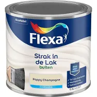 Flexa - Strak In De Lak Buitenlak Zijdeglans - Poppy Champagne - Mengverf - 500 Ml
