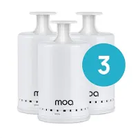 Moa Heetwaterdispenser filters - Voor HWD01B - 3 stuks - Wit - HWDF02