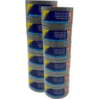 Verlofix Duct Tape - 12 rollen - 50 mm Breed - Rol van 10 Meter - Plakband - Grote Kleefkracht - Zeer Sterk - Waterdichte tape - Grijs