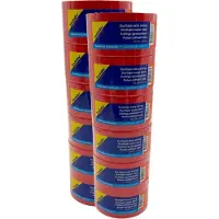 Verlofix Duct Tape - 12 rollen - 50 mm Breed - Rol van 10 Meter - Plakband - Grote Kleefkracht - Zeer Sterk - Waterdichte tape - Rood