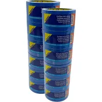 Verlofix Duct Tape - 12 rollen - 50 mm Breed - Rol van 10 Meter - Plakband - Grote Kleefkracht - Zeer Sterk - Waterdichte tape - Blauw