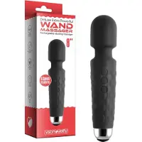 Vscnovelty Deluxe Extra Powerful Wand Massager - 10 standen - USB oplaadbaar - zwart
