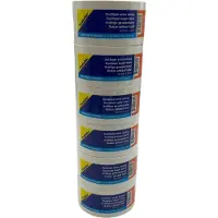 Verlofix Duct Tape - 6 rollen - 50 mm Breed - Rol van 10 Meter - Plakband - Grote Kleefkracht - Zeer Sterk - Waterdichte tape - Wit