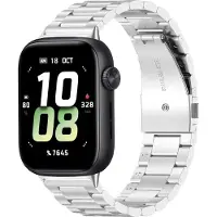 Strap-it Stalen schakel band - geschikt voor Honor Watch 5 (zilver)