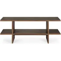 Ethnicraft Kabuki Bijzettafel Bruin - Bijzettafels & buffetten Teak Brown - 10789