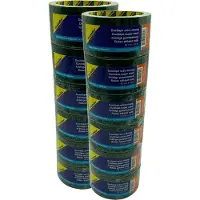 Verlofix Duct Tape - 12 rollen - 50 mm Breed - Rol van 10 Meter - Plakband - Grote Kleefkracht - Zeer Sterk - Waterdichte tape - Groen