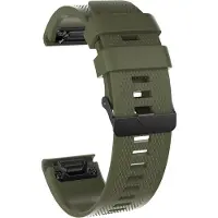 Strap-it Quickfit 26mm siliconen bandje - geschikt voor de Coros Vertix 2 / Vertix 2s (groen)