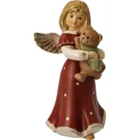 Goebel - Kerst | Decoratief beeld Engel Dans met mij | Aardewerk - 15cm