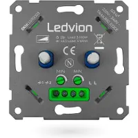 LEDVION - LED Duo Dimmer 3-100W - Universeel