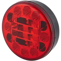 Hella Mistachterl.LED 10-30V Ø122mm 2NE 357 027-031 Hella