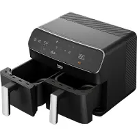 Beko FRL5388B Dubbel 4,25 l Vrijstaand 2400 W Heteluchtfriteuse Zwart
