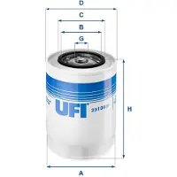 Ufi 23.108.01 Oliefilter