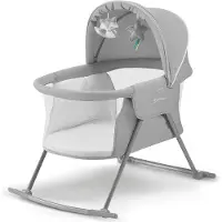 Kinderkraft Babybedje / Wieg Lovi Grijs