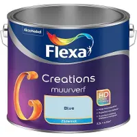 Flexa - Creations Muurverf Zijdemat - Blue - Mengverf - 2,5 L
