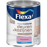 Flexa - Mooi Makkelijk Deuren & Kozijnen Zijdeglans - Vol Framboos - Mengverf - 750 Ml