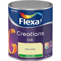 Flexa - Creations Lak Extra Mat - Citrus Yellow - Mengverf - 750 Ml