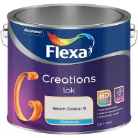 Flexa - Creations Lak Zijdeglans - Warm Colour 8 - Mengverf - 2,5 L