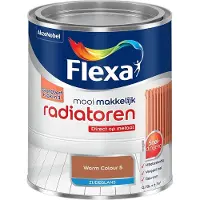 Flexa - Mooi Makkelijk Radiatoren Zijdeglans - Warm Colour 5 - Mengverf - 750 Ml
