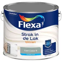 Flexa - Strak In De Lak Binnenlak Zijdeglans - Calm Colour 6 - Mengverf - 2,5 L