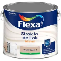 Flexa - Strak In De Lak Binnenlak Mat - Warm Colour 4 - Mengverf - 2,5 L