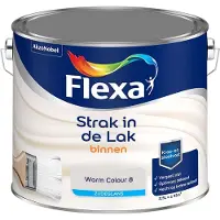 Flexa - Strak In De Lak Binnenlak Zijdeglans - Warm Colour 8 - Mengverf - 2,5 L
