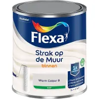 Flexa - Strak Op De Muur Binnen Mat - Warm Colour 8 - Mengverf - 1 L