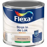 Flexa - Strak In De Lak Binnenlak Mat - Warm Colour 4 - Mengverf - 500 Ml